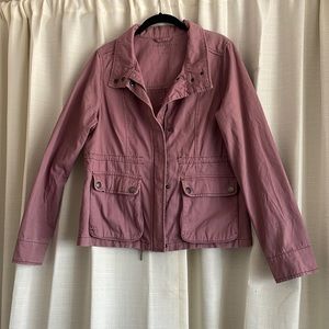 Aeropostale jacket Size Medium in a mauve pink color